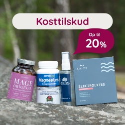 Kosttilskud - Op til 20 %